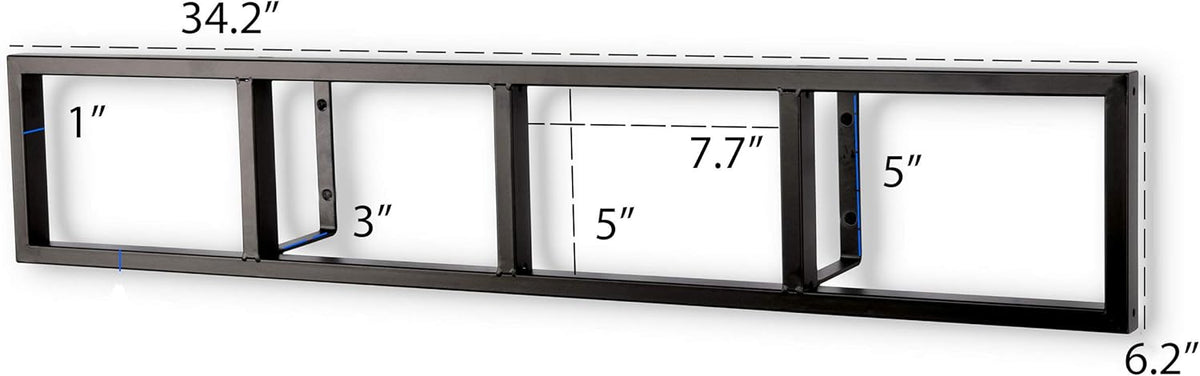 Estantes flotantes para pared, almacenamiento de juegos, set de 5