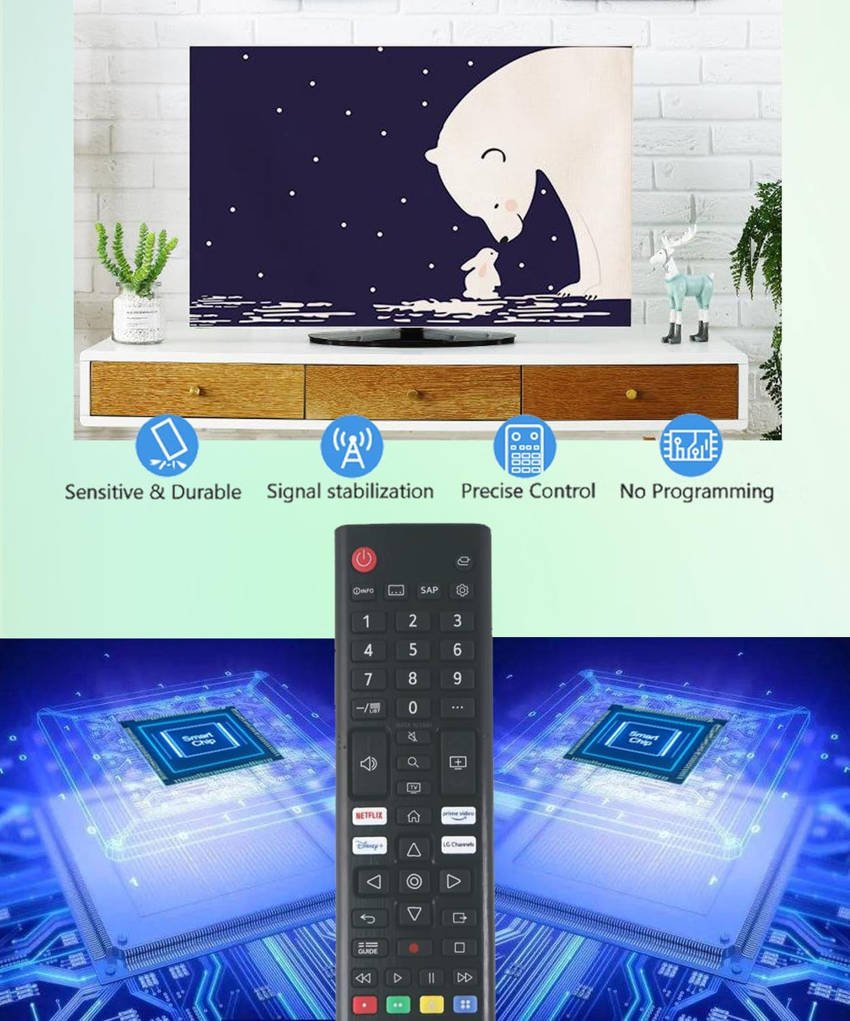 Control Remoto Universal LG Smart TV Reemplazo Modelos Varios