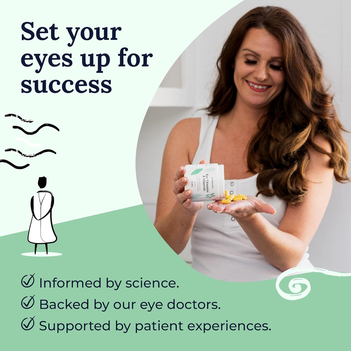 Vitaminas y minerales para los ojos Multivitamínico