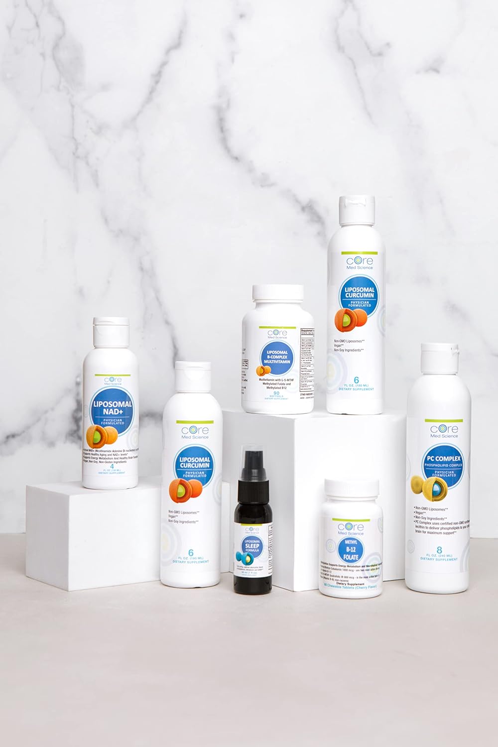 Suplemento Liposomal NAD+ de Core Med Science 100 mg