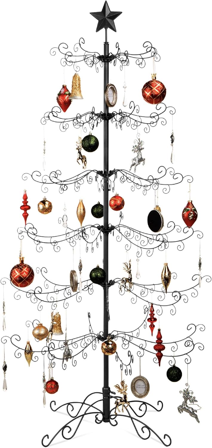 Árbol de Navidad de Hierro Forjado Best Choice Products 6ft
