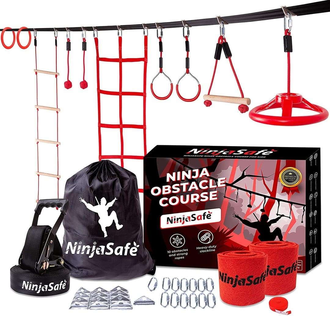Curso de Obstáculos Ninja para Niños - Equipo Outdoor Warrior