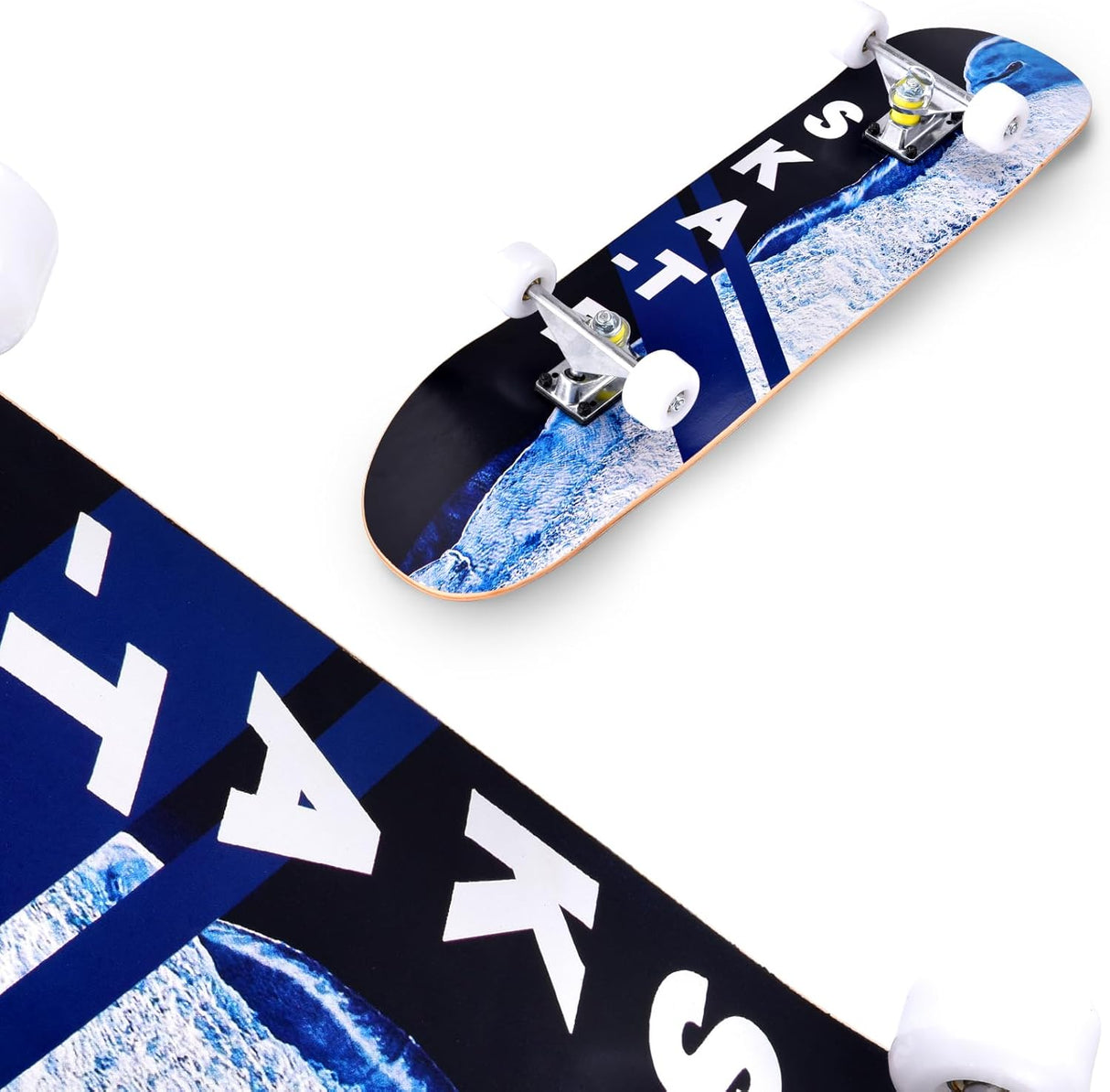 Skateboard estándar de 31" con camiones pro y herramienta T