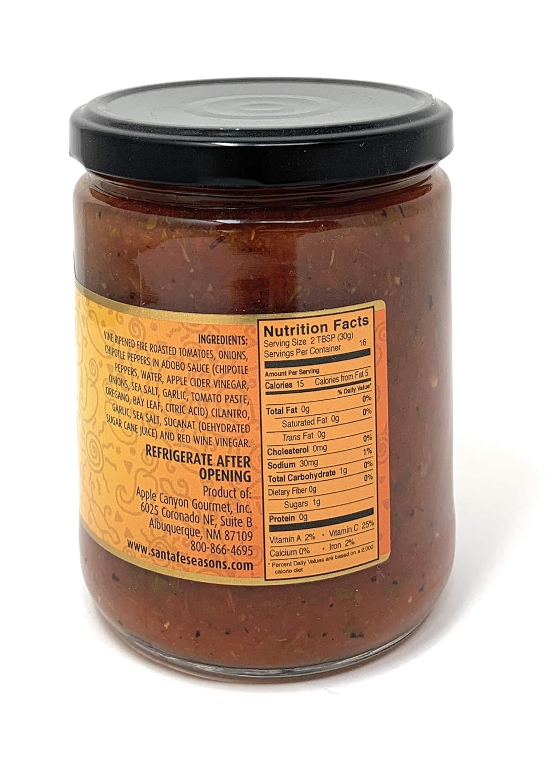 Salsa Santa Fe Seasons Asada Tostada 16 OZ - Fire Roasted