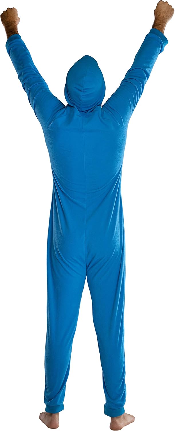 DC Comics -sUPER MAN Disfraz de superhéroe con capucha para hombre, Multi