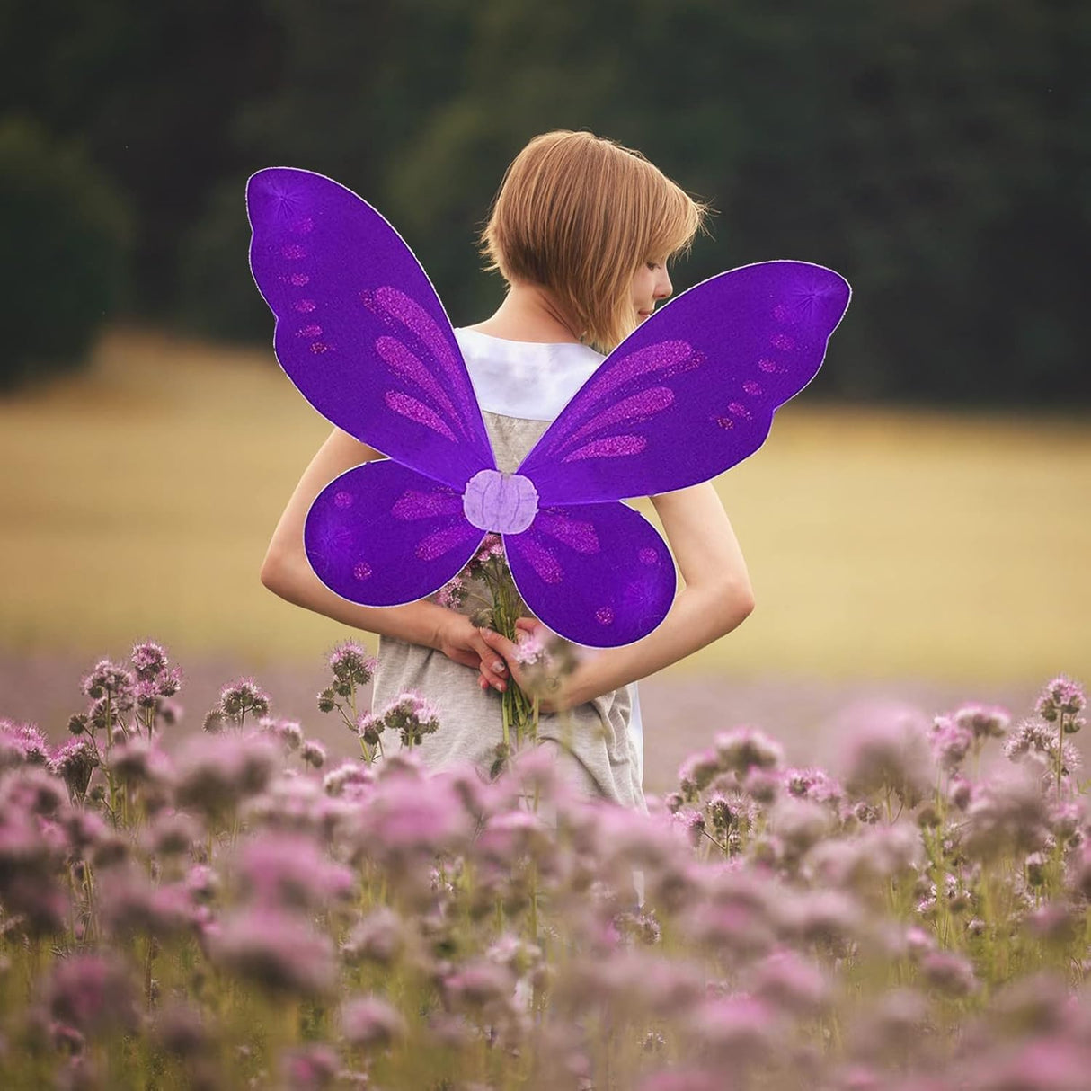 Disfraces de Alas de hada de mariposa morado