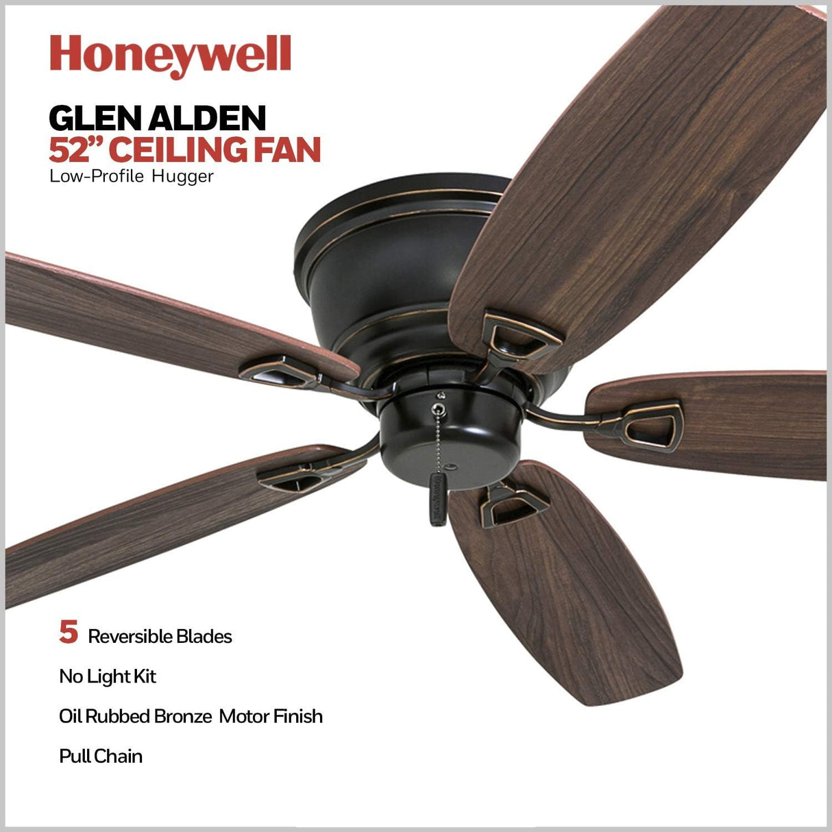 Ventilador de techo clásico 50516-01 Honeywell Ceiling Fans