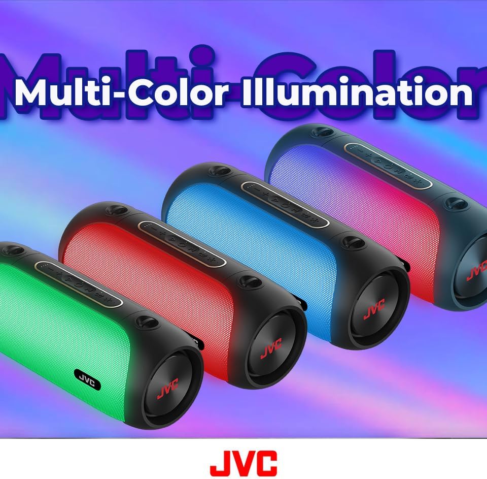 Altavoz Inalámbrico JVC 30W, Bluetooth 5.0, 6h Batería - SPPA7BTB