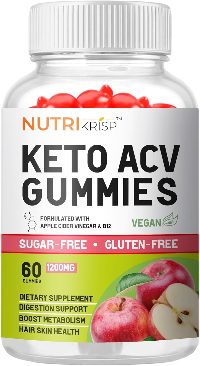 Gummies de ACV Keto - Pérdida de Peso, 1200MG, Sin Azúcar