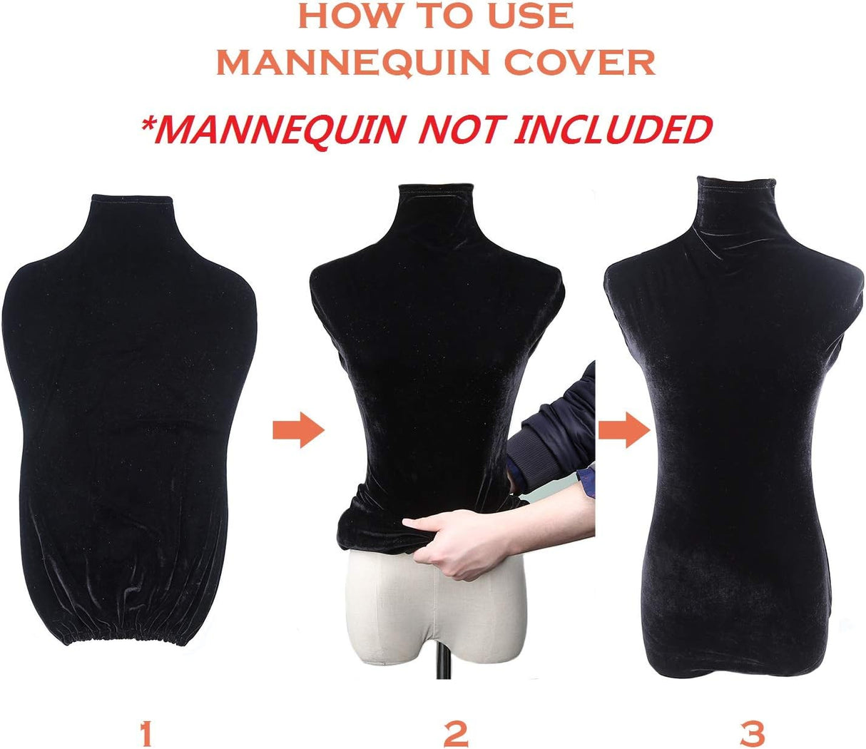 Cubierta de Maniquí NAVAdeal, 100% Artesanal, Stretchy, Modelo Fitting