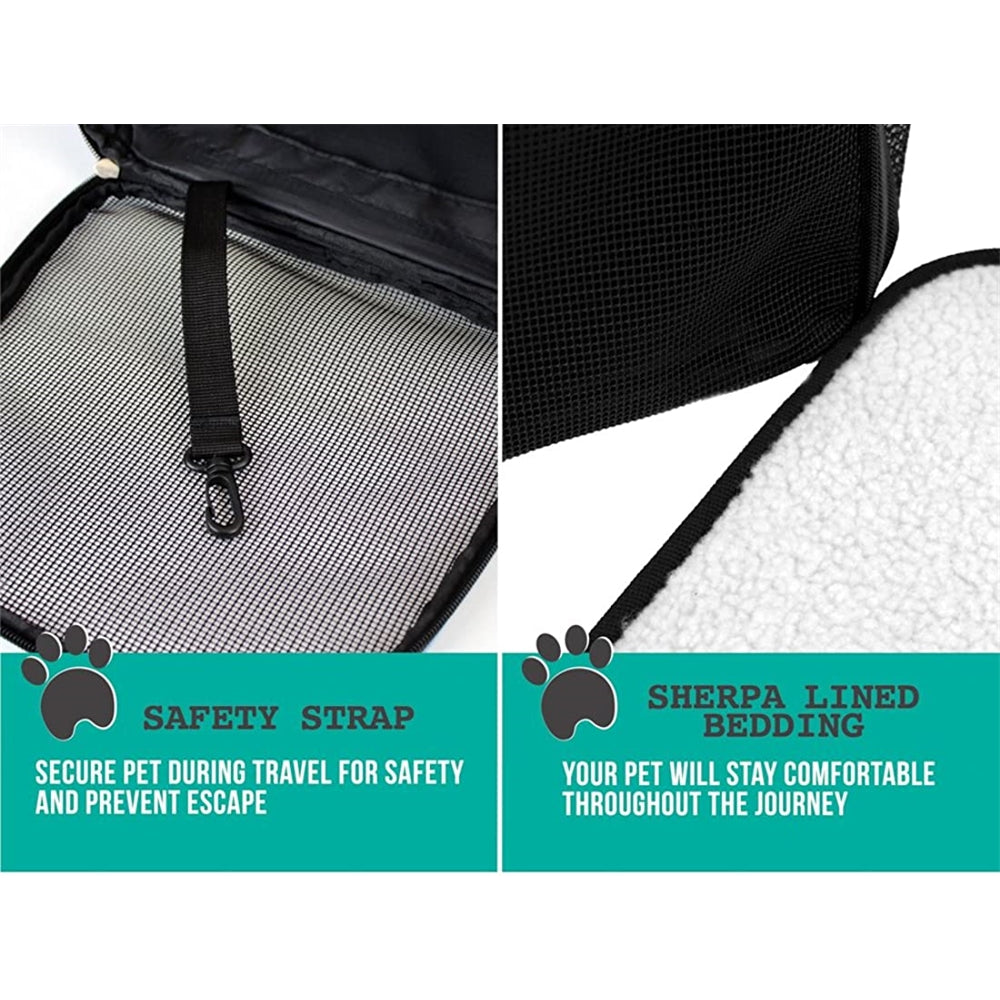 Mochila de transporte para gatos diseñada para viajes