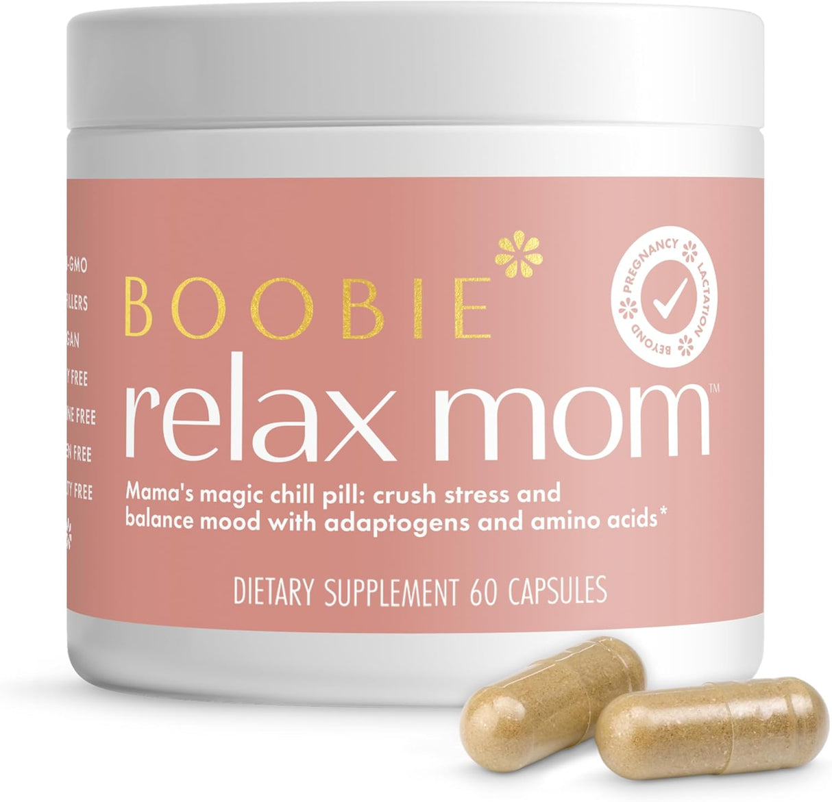 Suplemento de Estrés Boobie Relax Mom | Apoyo Lactancia 60 Caps