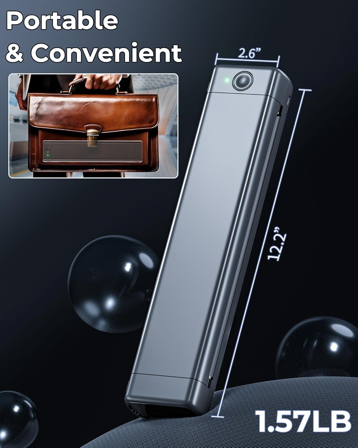 Itari M08F - Impresora portátil de plantillas de tatuaje Gris