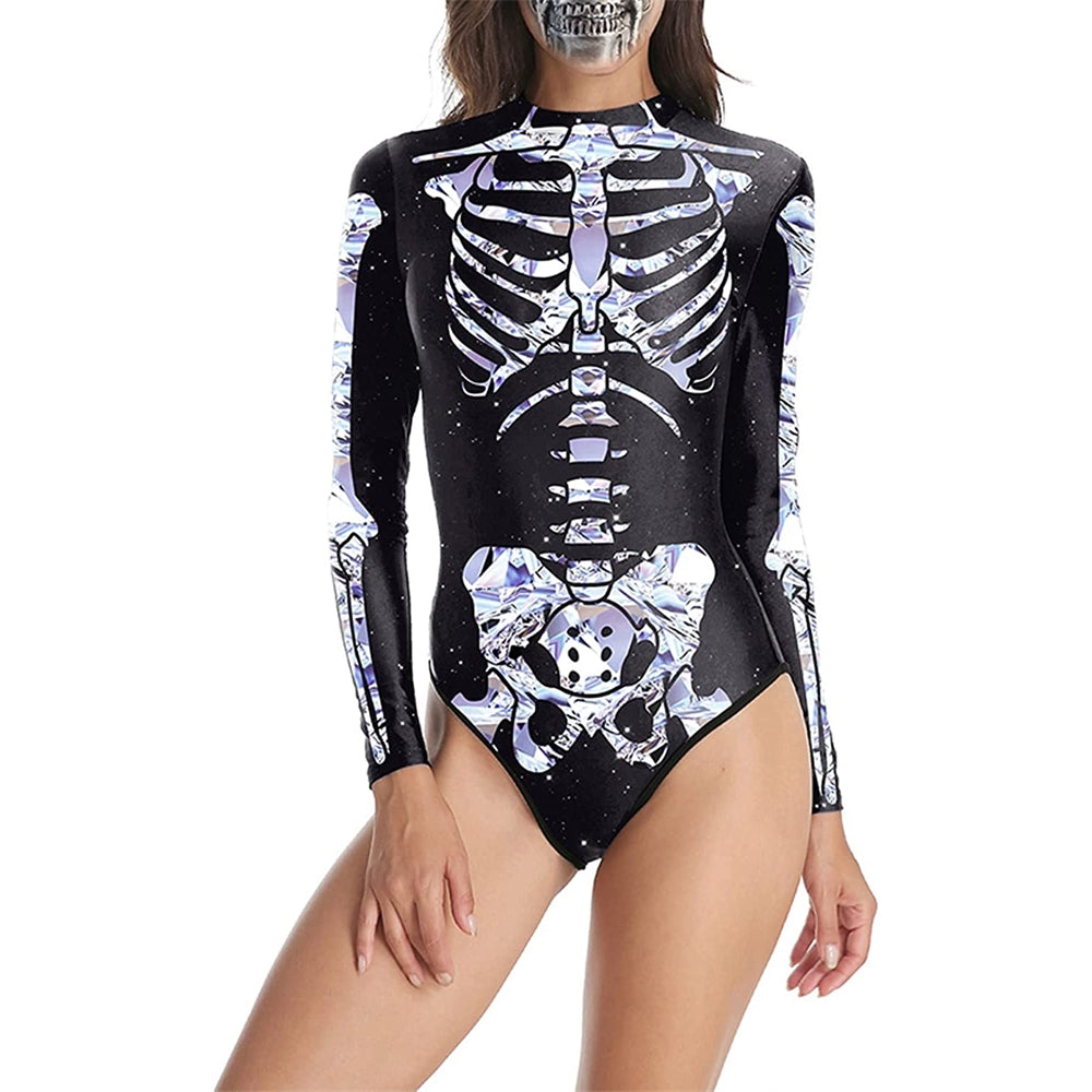 Disfraces de esqueleto talla L negro