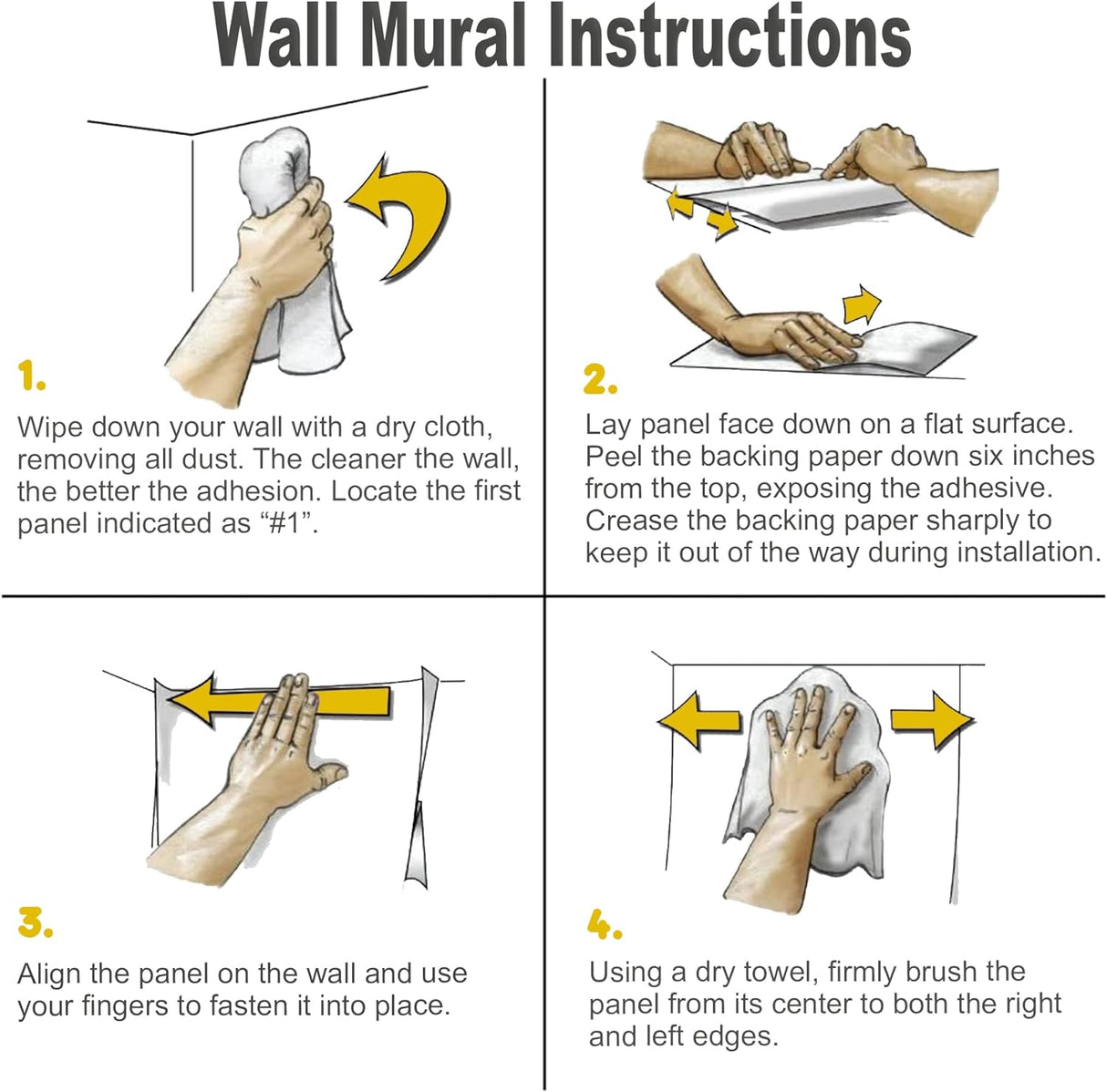 Adhesivo removible de pared/mural de pared pastel, otoño