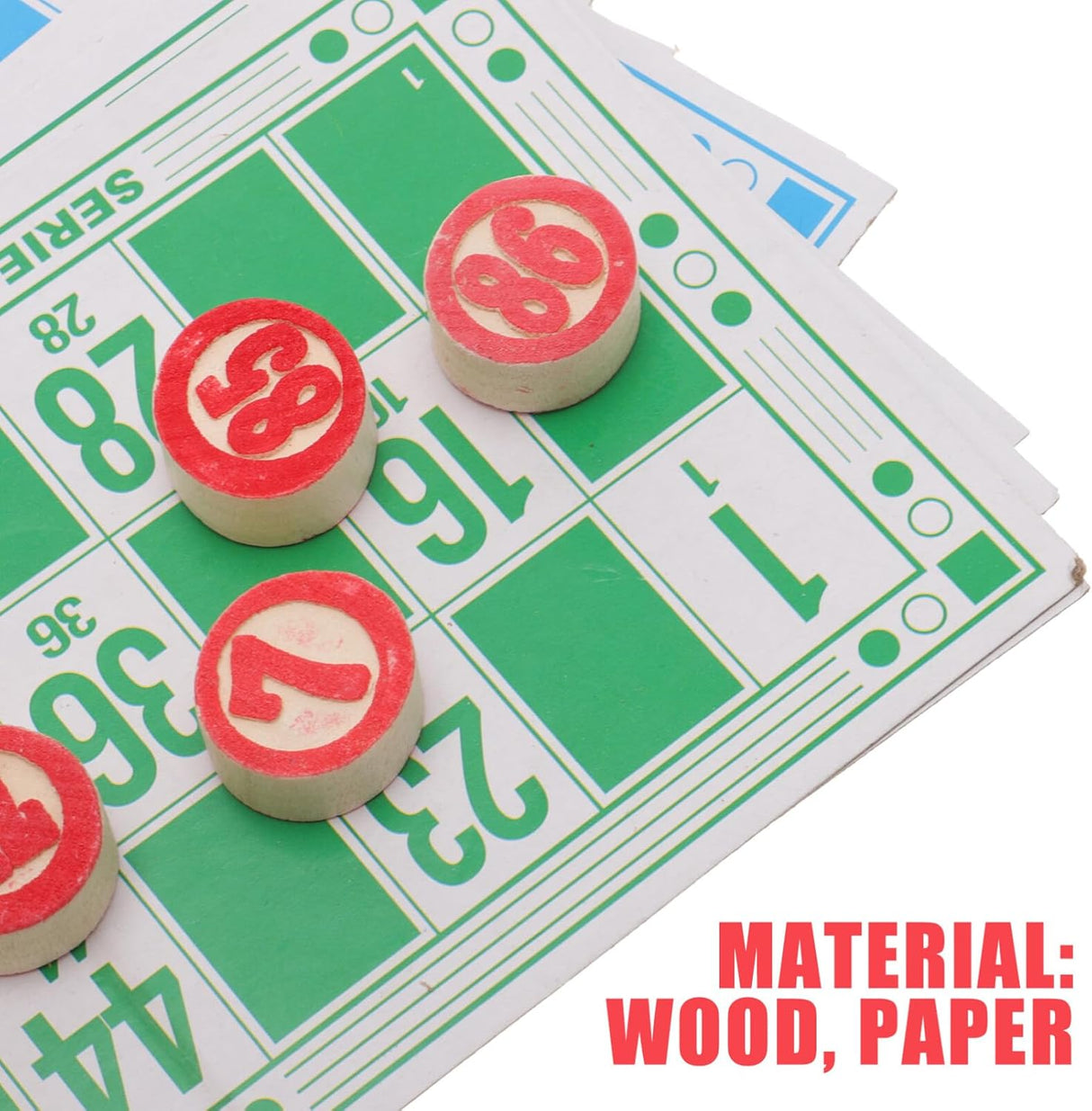 Juego de Bingo Toyvian, Set de Viaje, Fichas y Tableros