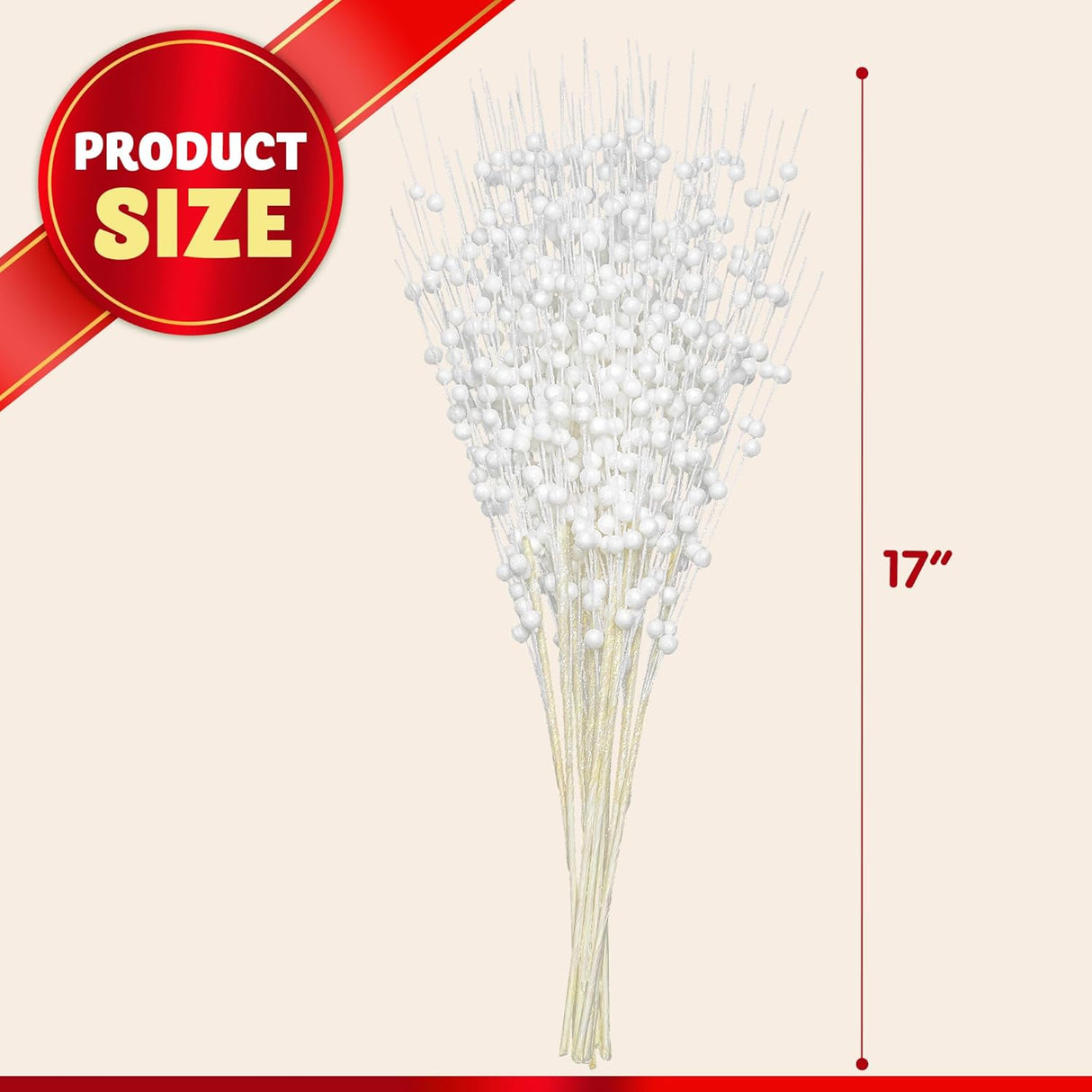 Ramas decorativas Joiedomi, 24 Pcs, para árbol de Navidad