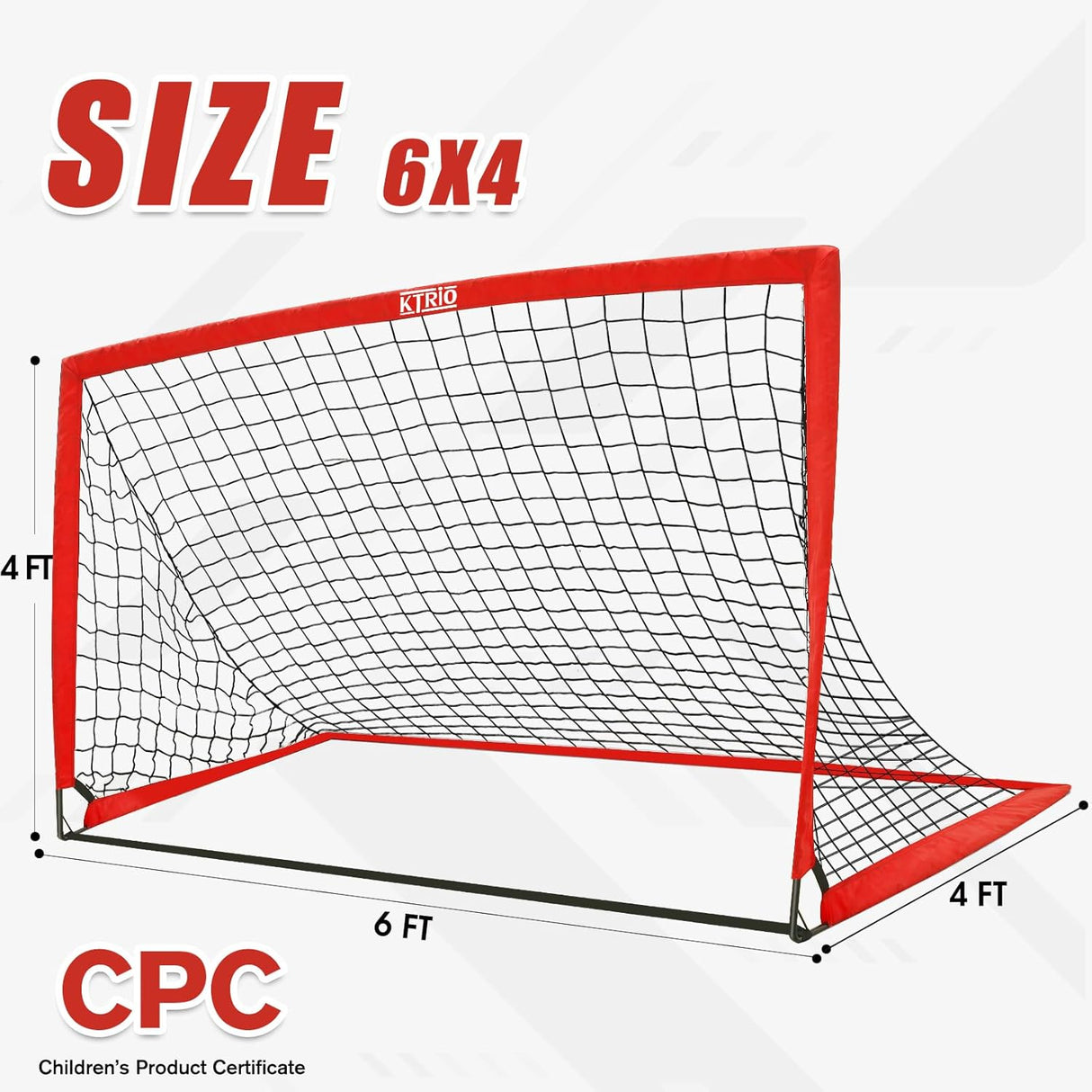 KTRIO Red de fútbol para portería de fútbol