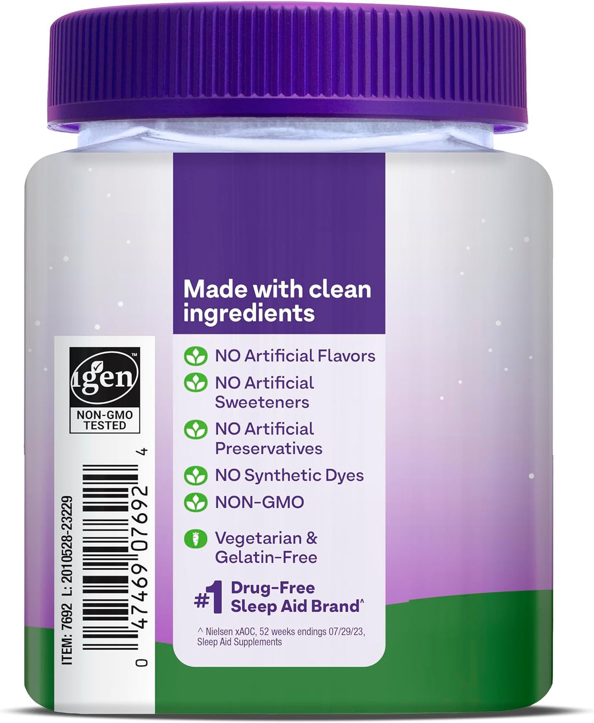 Natrol Gomitas Sleep Aid para niños, 1 mg de 4 años, 60 und