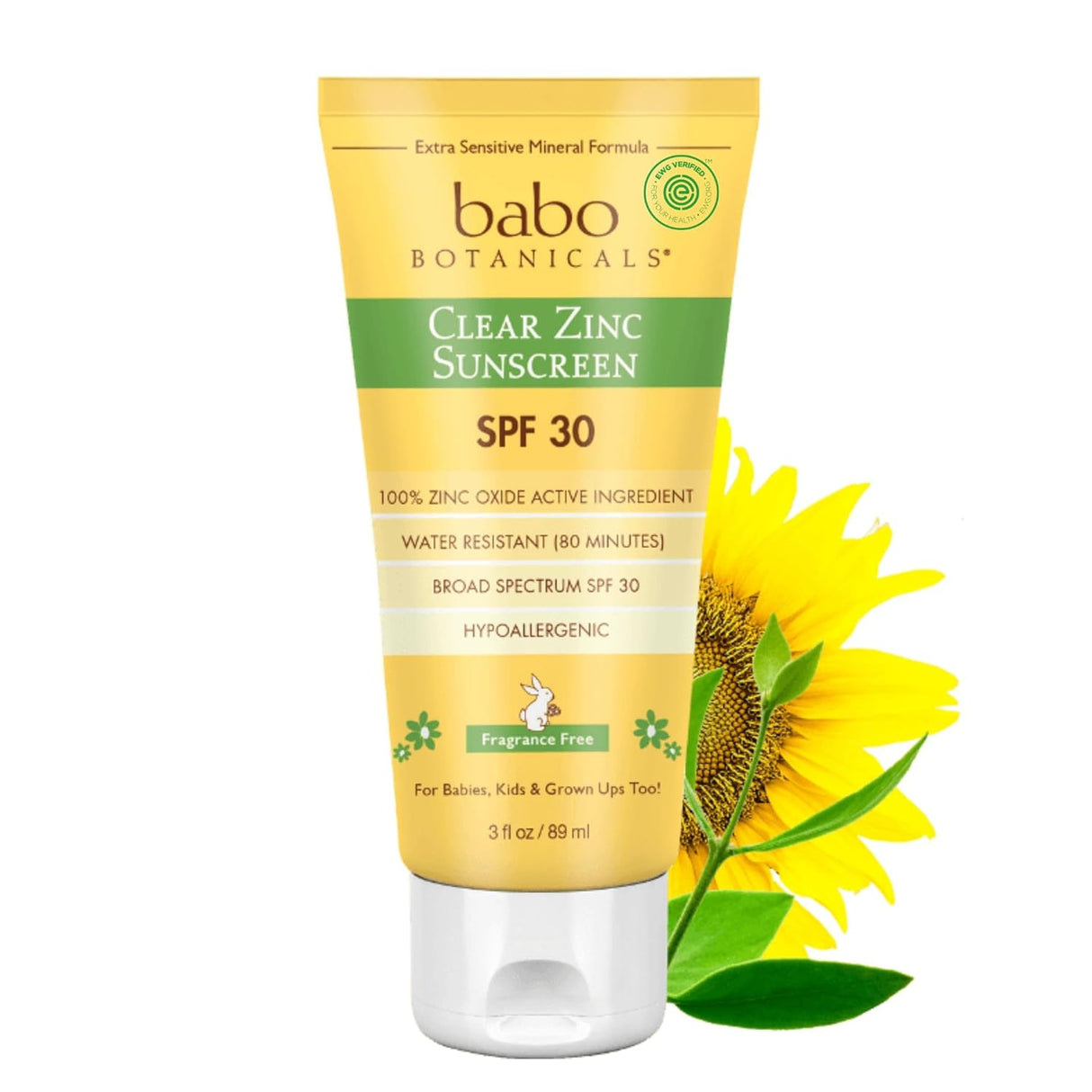 Protector solar resistente al agua 1519164 Babo Botanicals