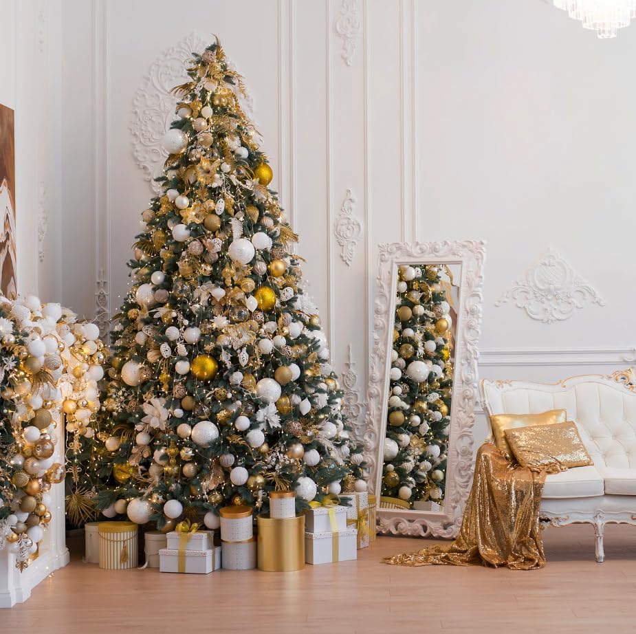 Árbol de Navidad Artificial KTKDE 7.5ft, 1450 puntas, 300 LED