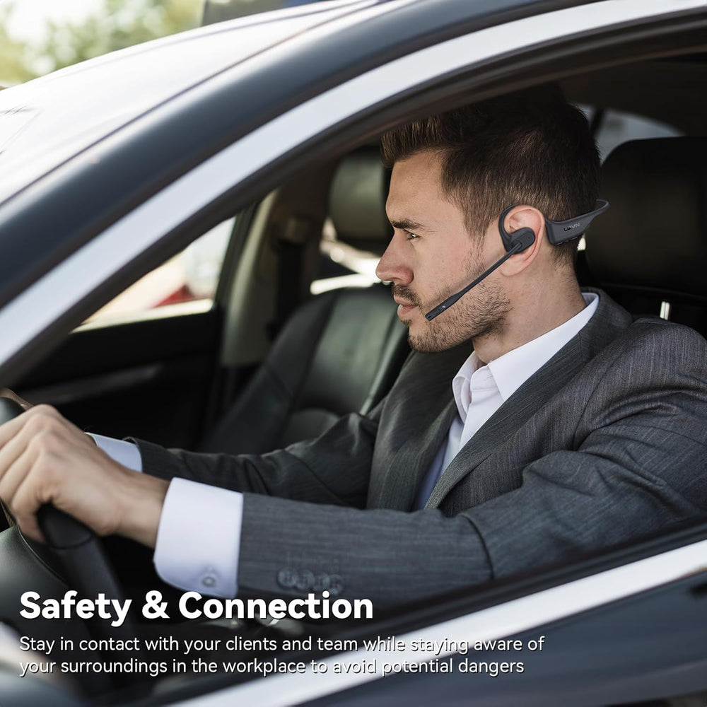 Auriculares Inalámbricos con Micrófono, Cancelación de Ruido