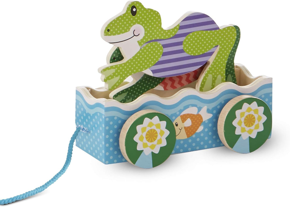 Juguete de arrastre ranas amigables - Melissa & Doug - FIRST PLAY