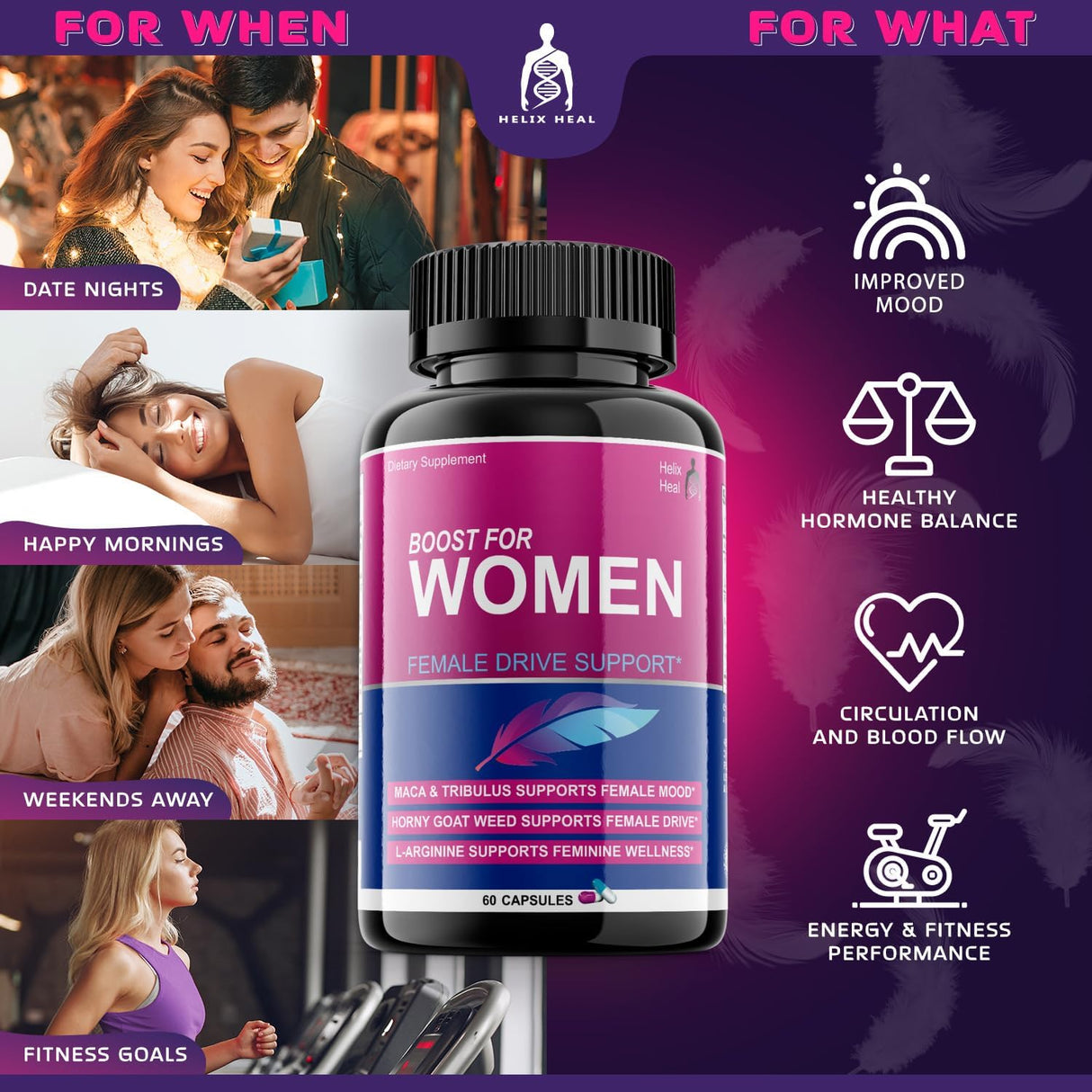 Mejora del complejo equilibrio femenino y apoyo energético