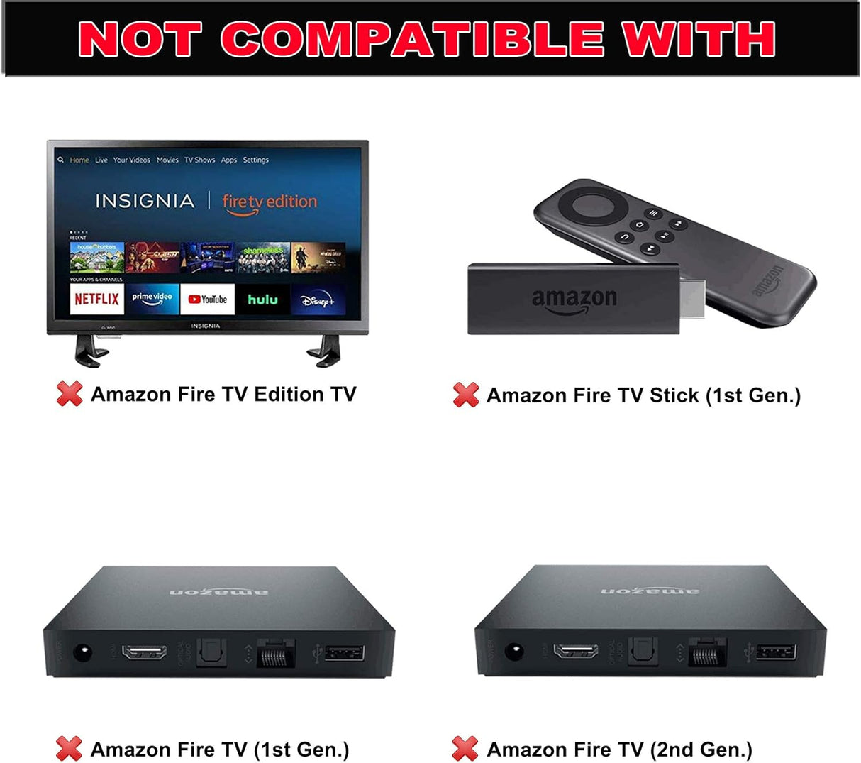 Control Remoto L5B83H para Amazon TV Stick y Cube, 4K