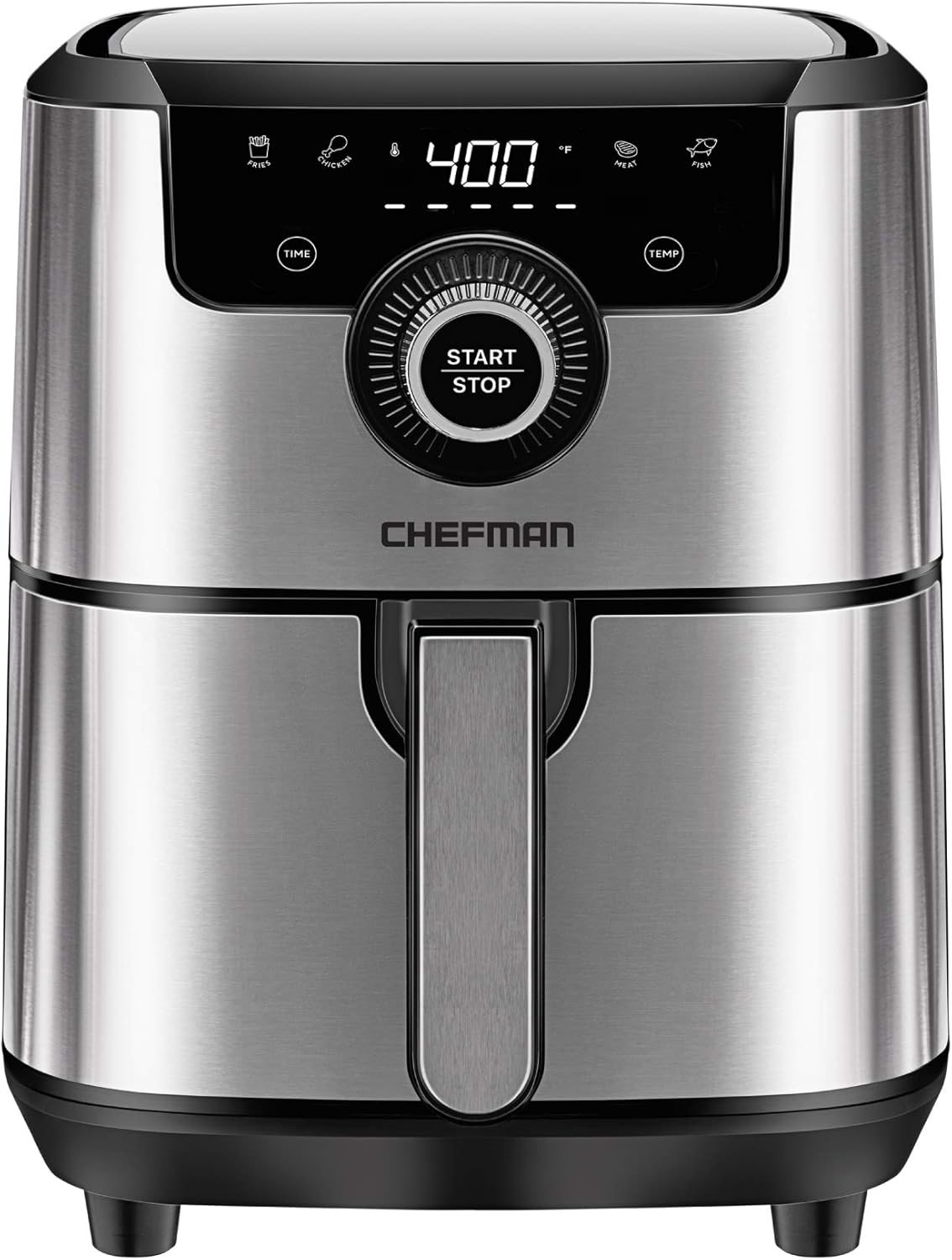 Freidora de aire CHEFMAN 4.5 Qt, fácil de usar, 60 min, autoapagado