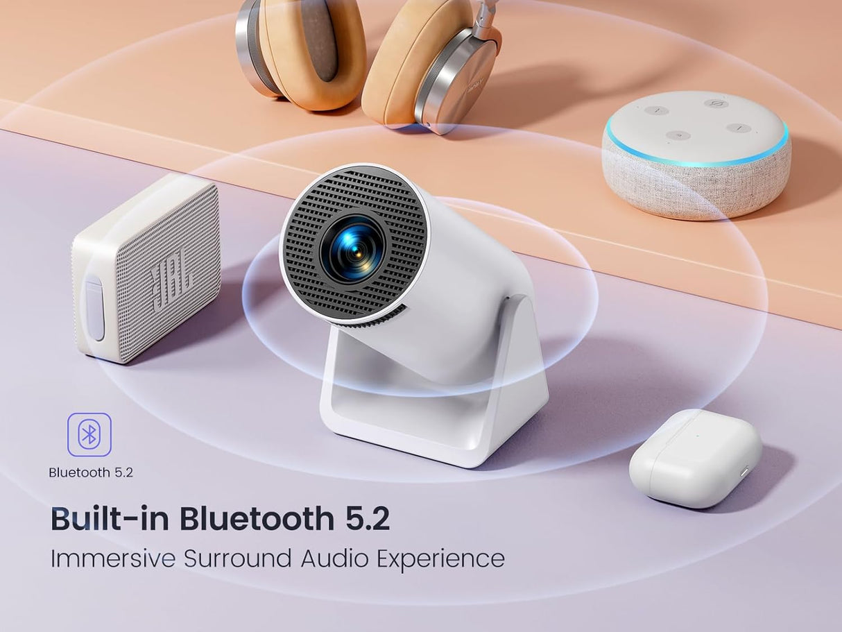 Mini proyector portátil WiFi y Bluetooth S27 WiMiUS