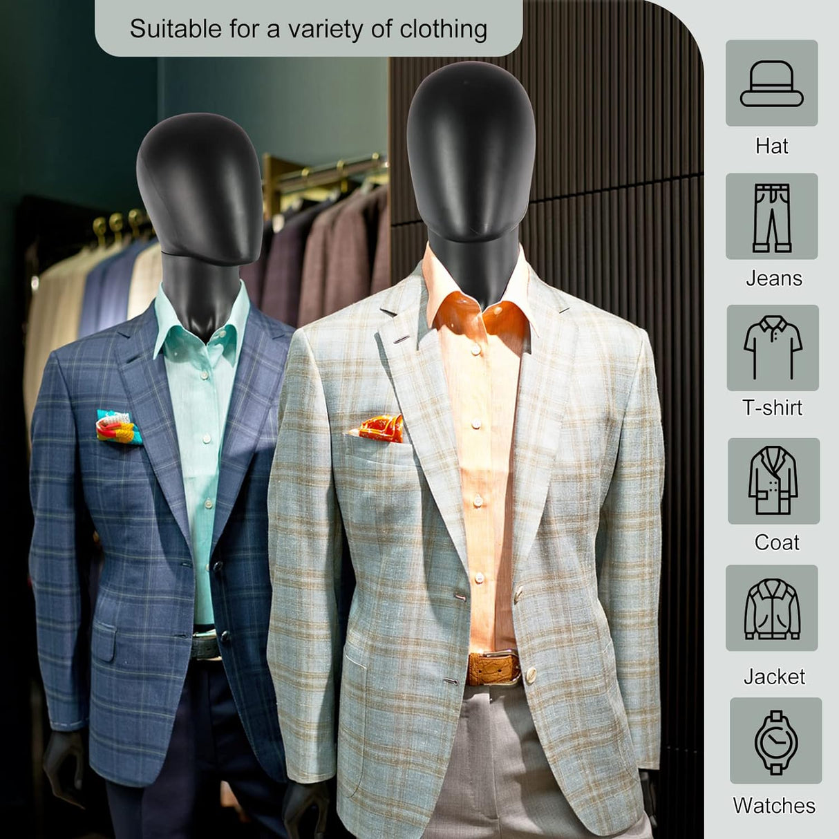 Maniquí Masculino Completo 74” Desmontable para Tiendas