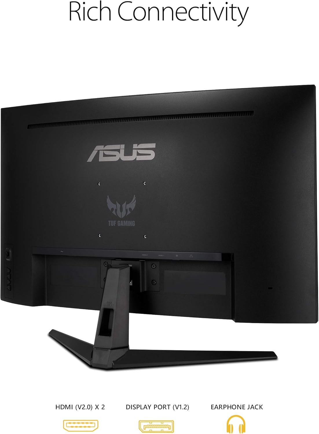 Monitor Curvo 32 QHD 165Hz ASUS TUF Gaming VG32VQ1B