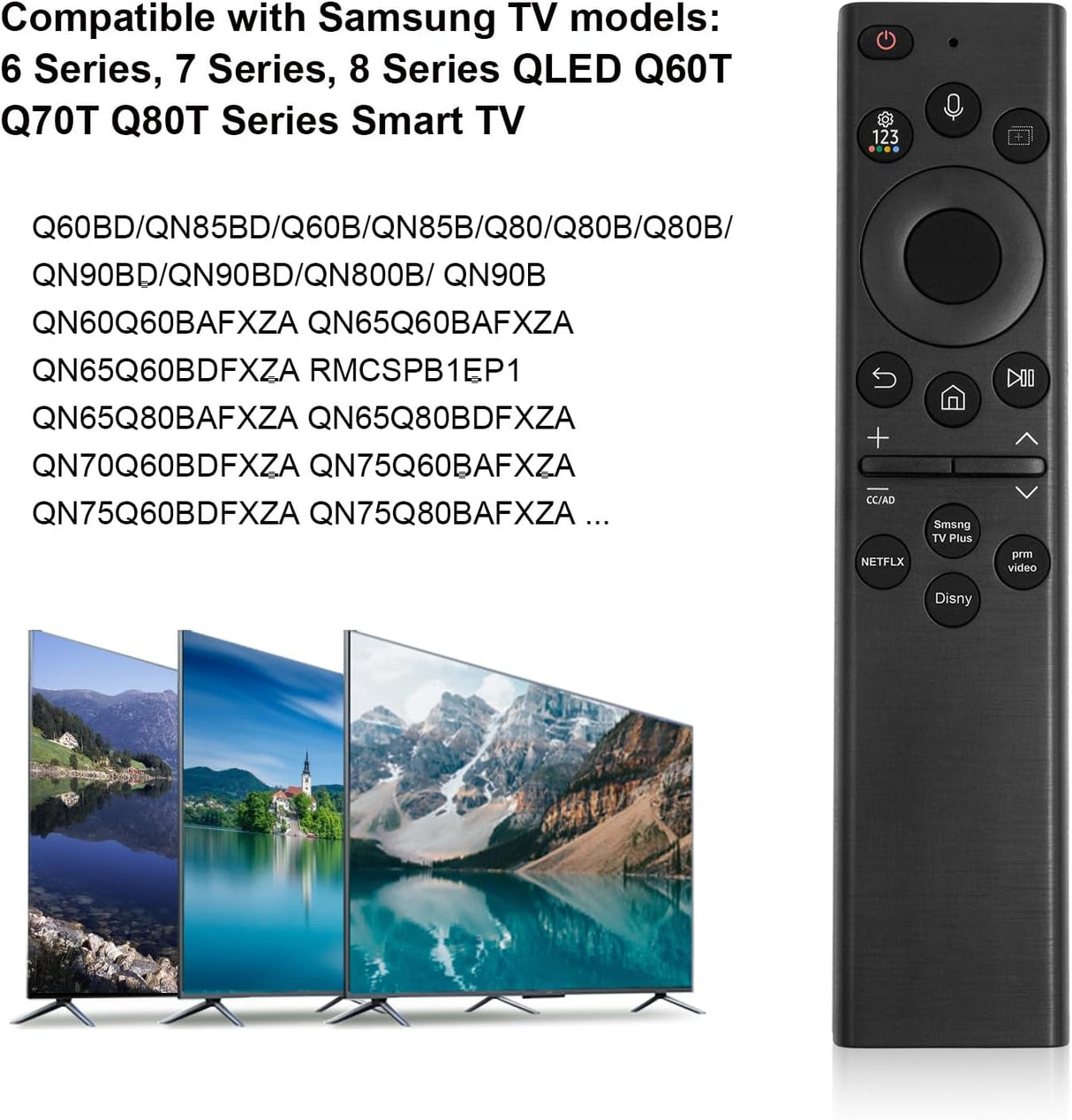 Control Remoto BN59-01385A Samsung con Voz para Smart TV