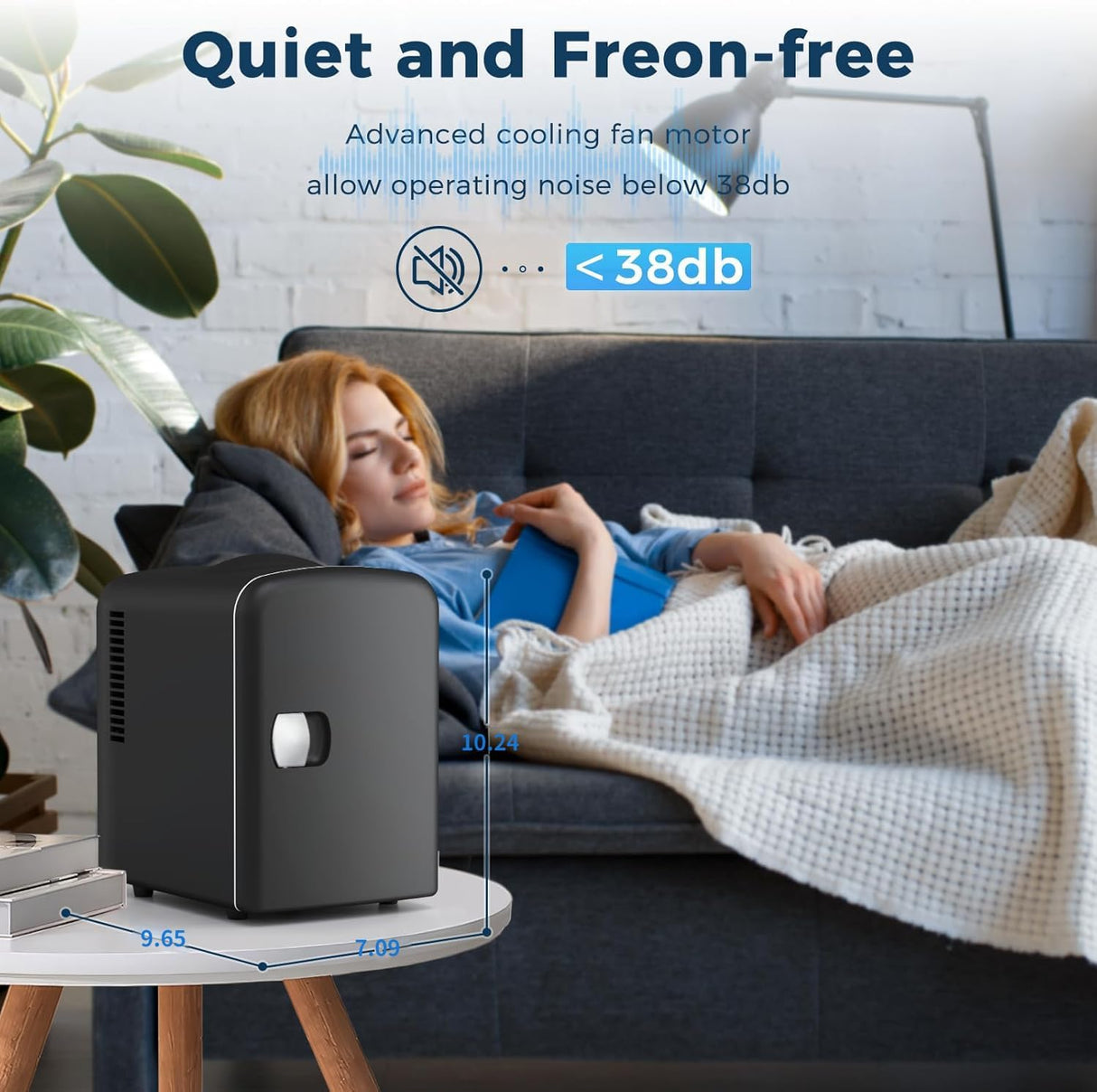 Refrigerador Compacto Antártico, 4L, Mini Fridge, para Oficina