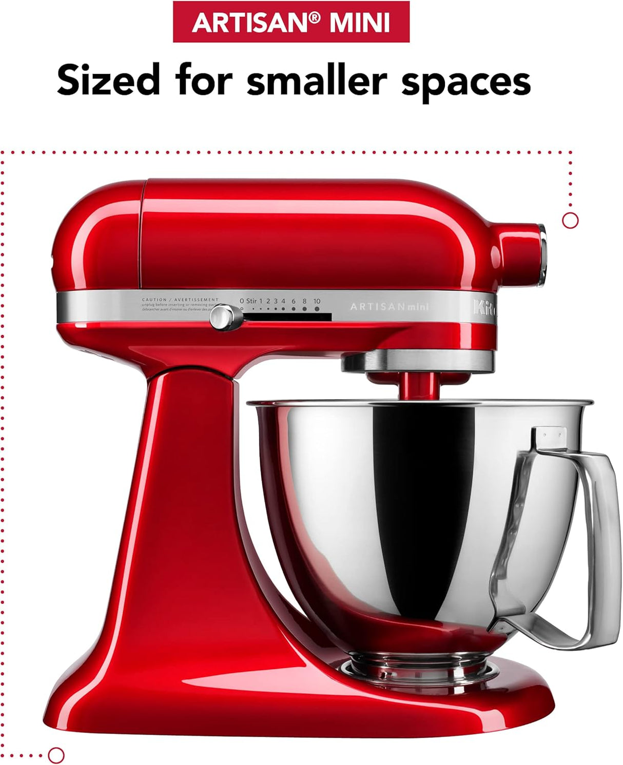Batidora de pie KitchenAid Artisan Mini 3.5 Qt KSM3316X