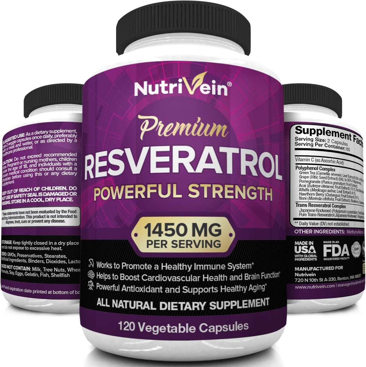 Suplementos Alimenticios antioxidante 120 cápsulas