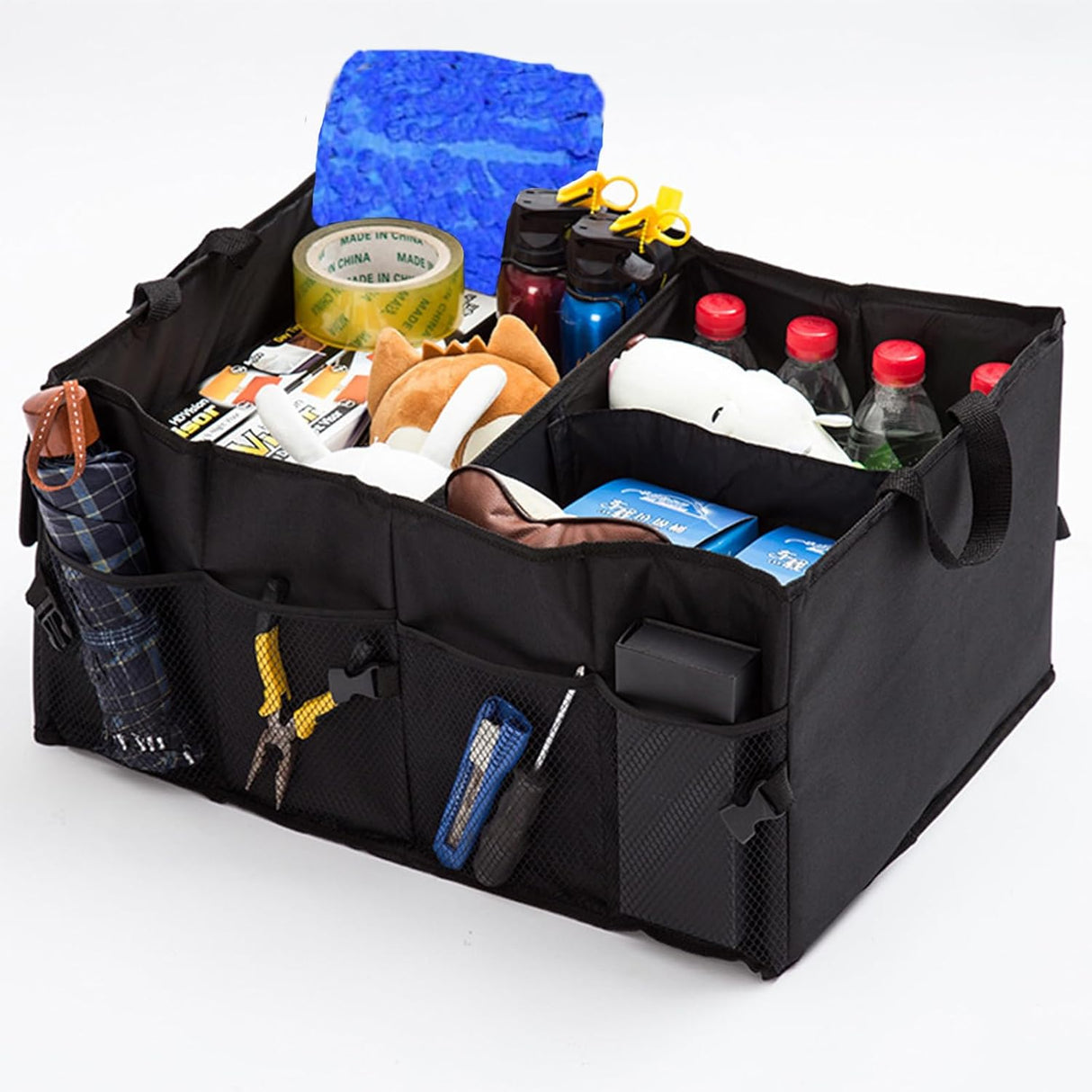 Organizador de Maletero, Collapsible, 3 Compartimentos, SUV/Sedan