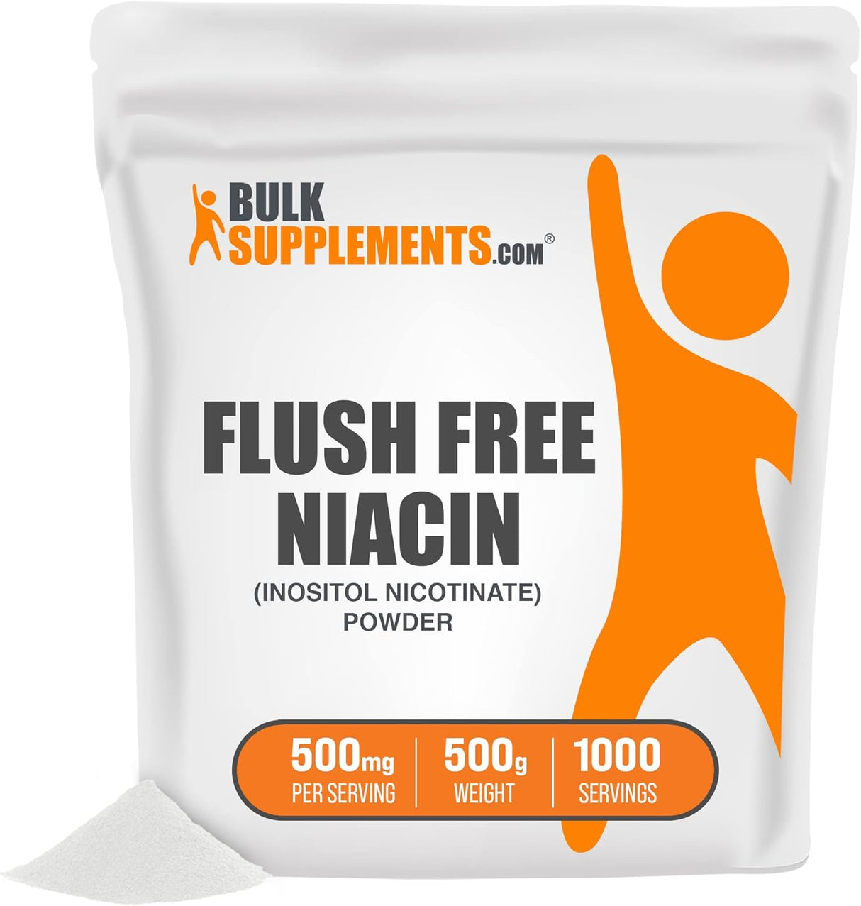 Suplemento Polvo de niacina de vitamina B3 500 mg