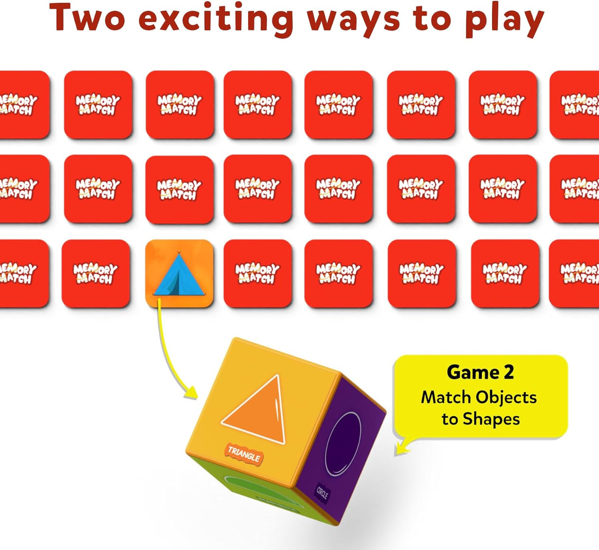 Juego de Memoria Skillmatics - Formas Divertidas para Niños