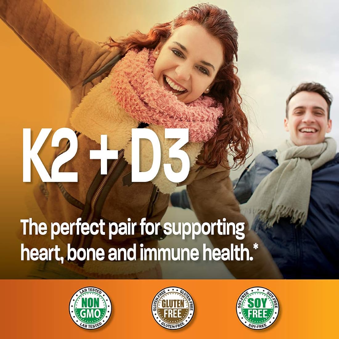 Suplementos Alimenticios Vitamina K2 + D3