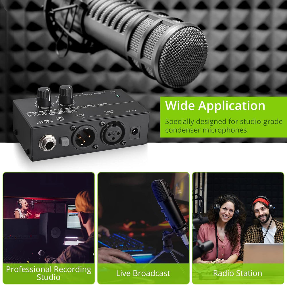 Amplificador de auriculares MA400 con salidas XLR y volumen