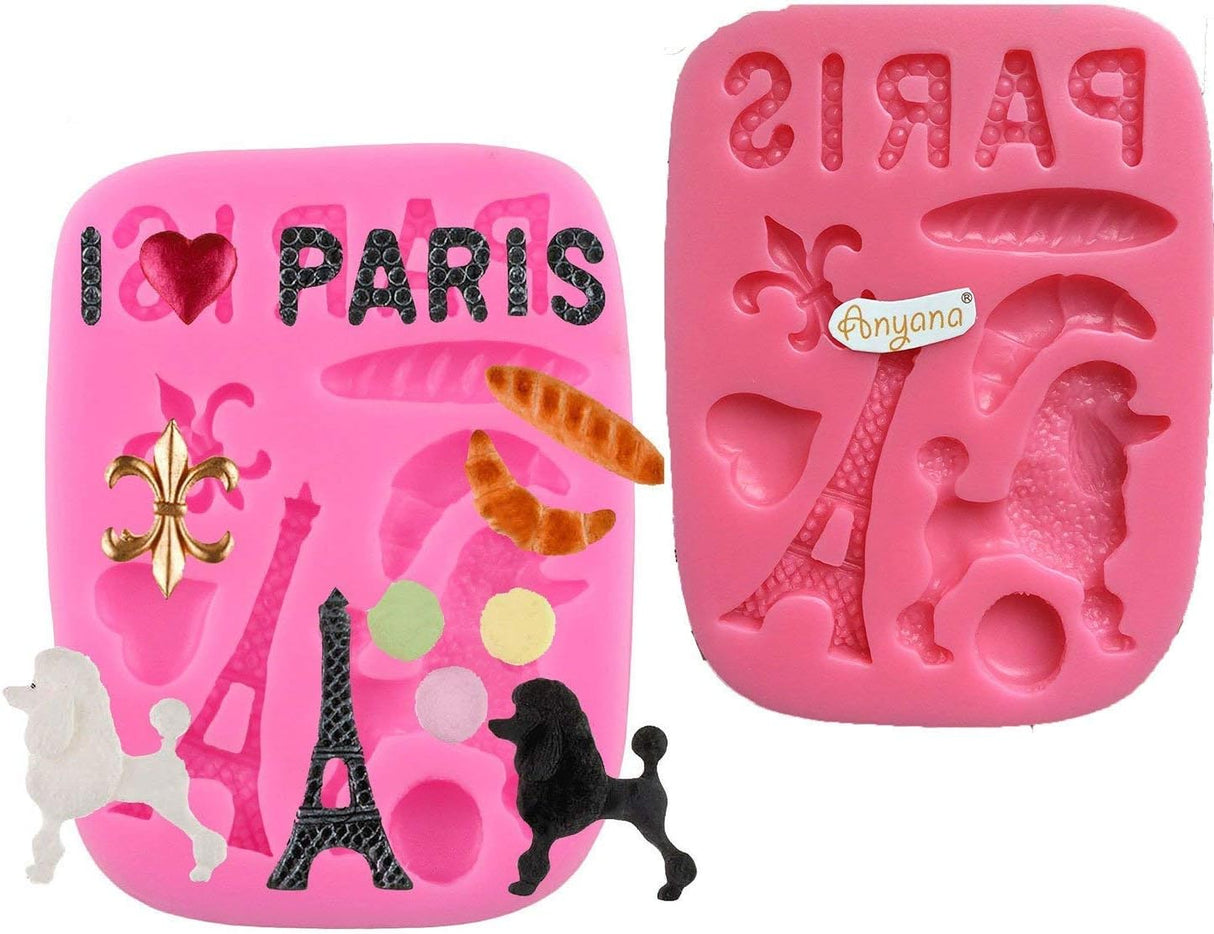 Molde de pastel de pastade silicona Fondant decoración