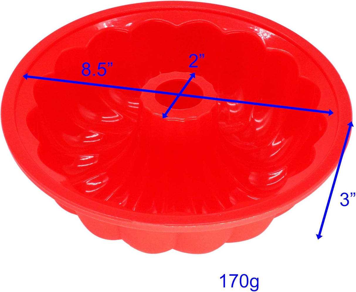 X-Haibei Molde redondo de lujo del silicón de gelatina