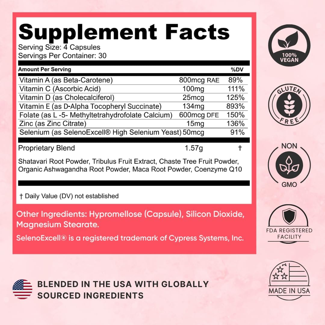 Suplementos Ayurvédicos de Fertilidad para Mujeres Ovulación