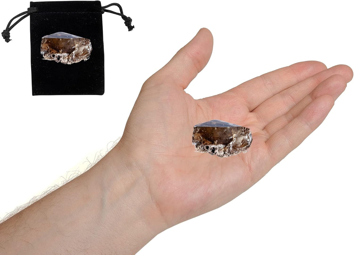Cristales de Cuarzo Ahumado en Bruto para Decoración y Sanación