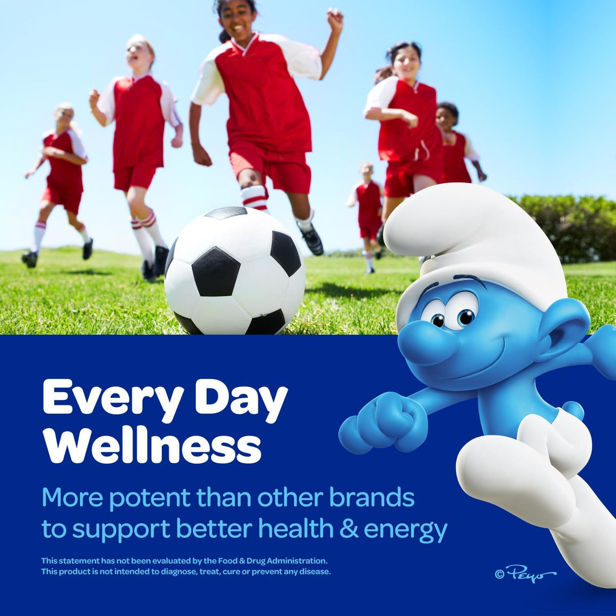 Gominolas Multivitamínicas Smurfs, 15 Vitaminas, 60 Gummies
