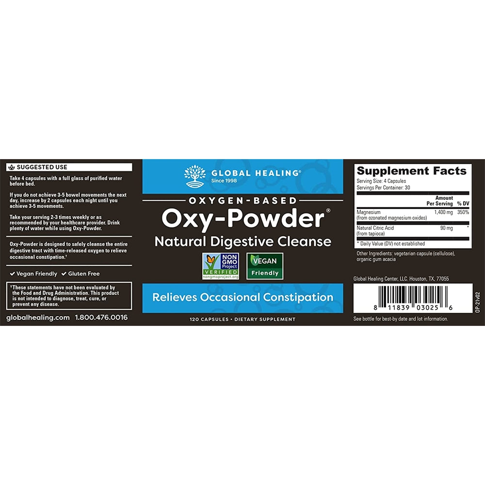Suplementos Alimenticios oxy-powder intestinal Cleanser 120