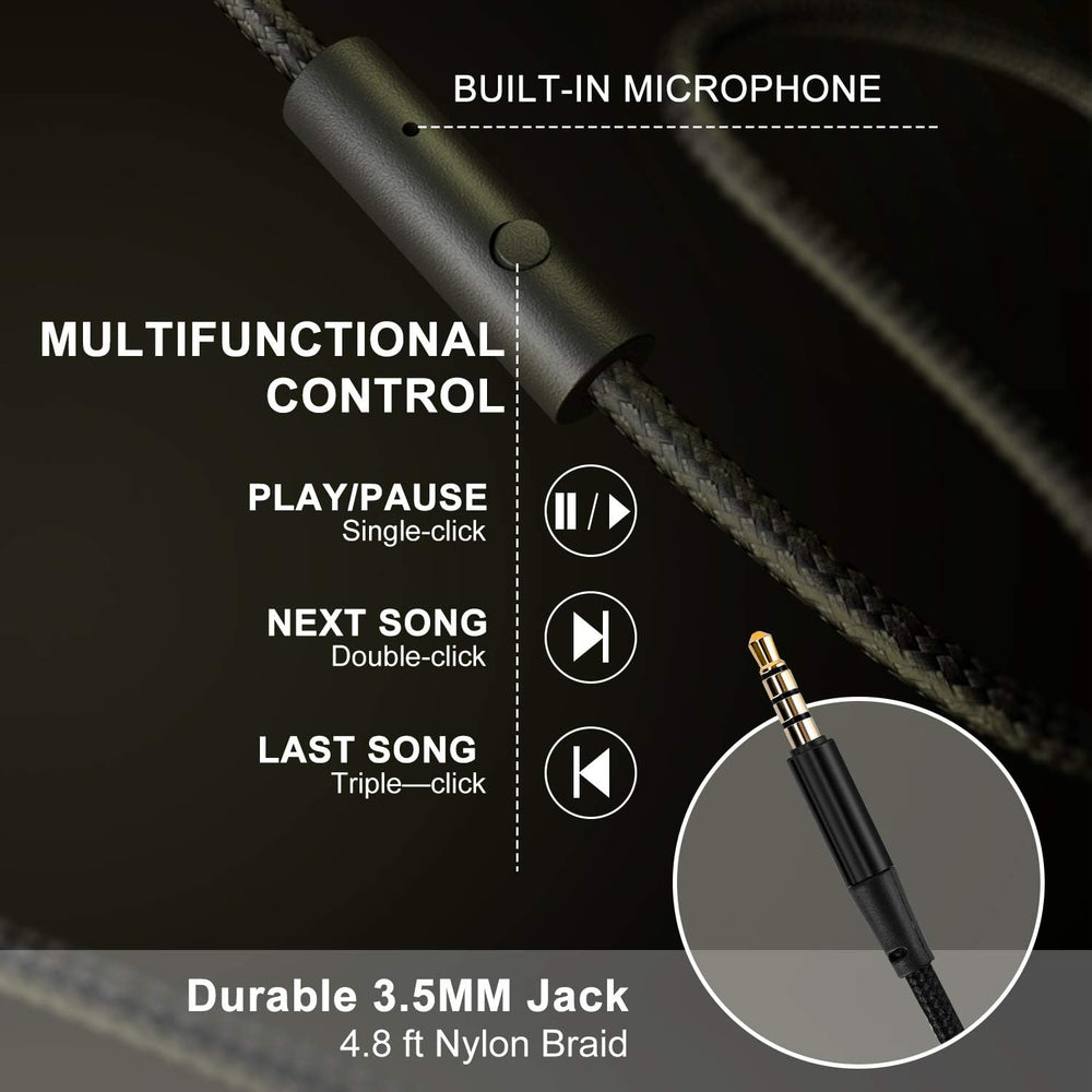 Auriculares LORELEI X6, con micrófono, ligeros y plegables