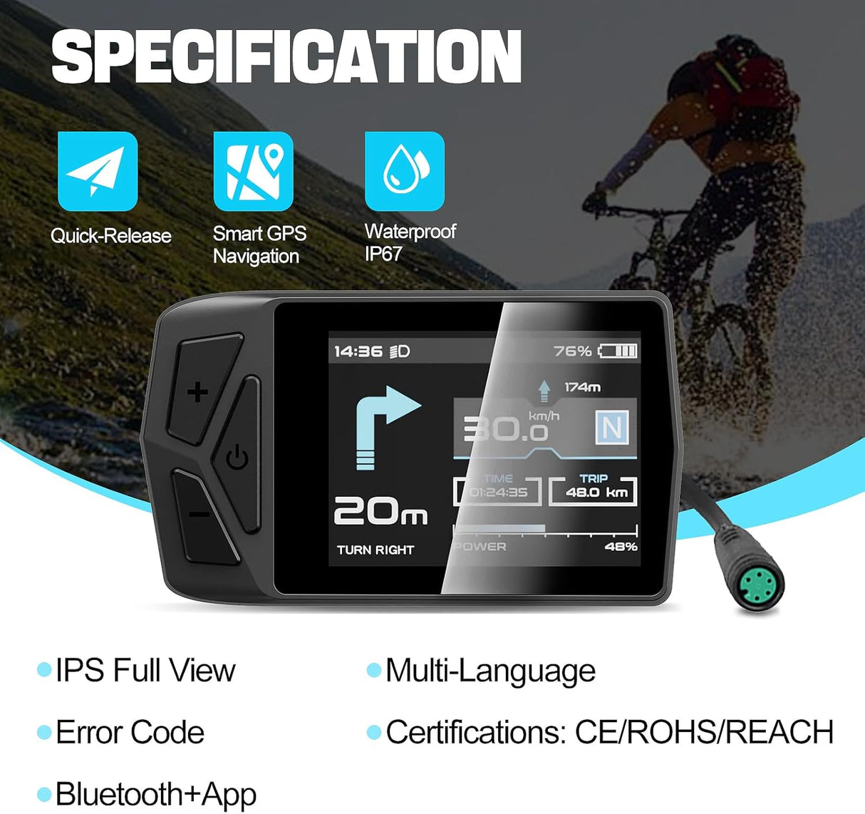 Kit de conversión TSDZ8 750W para bicicleta eléctrica